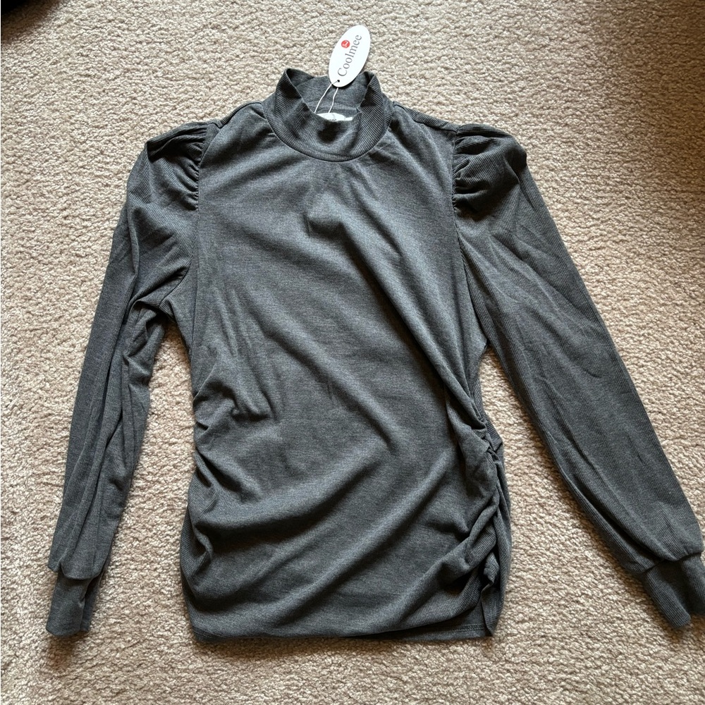 Grey Coolmee Maternity Top - New with tag